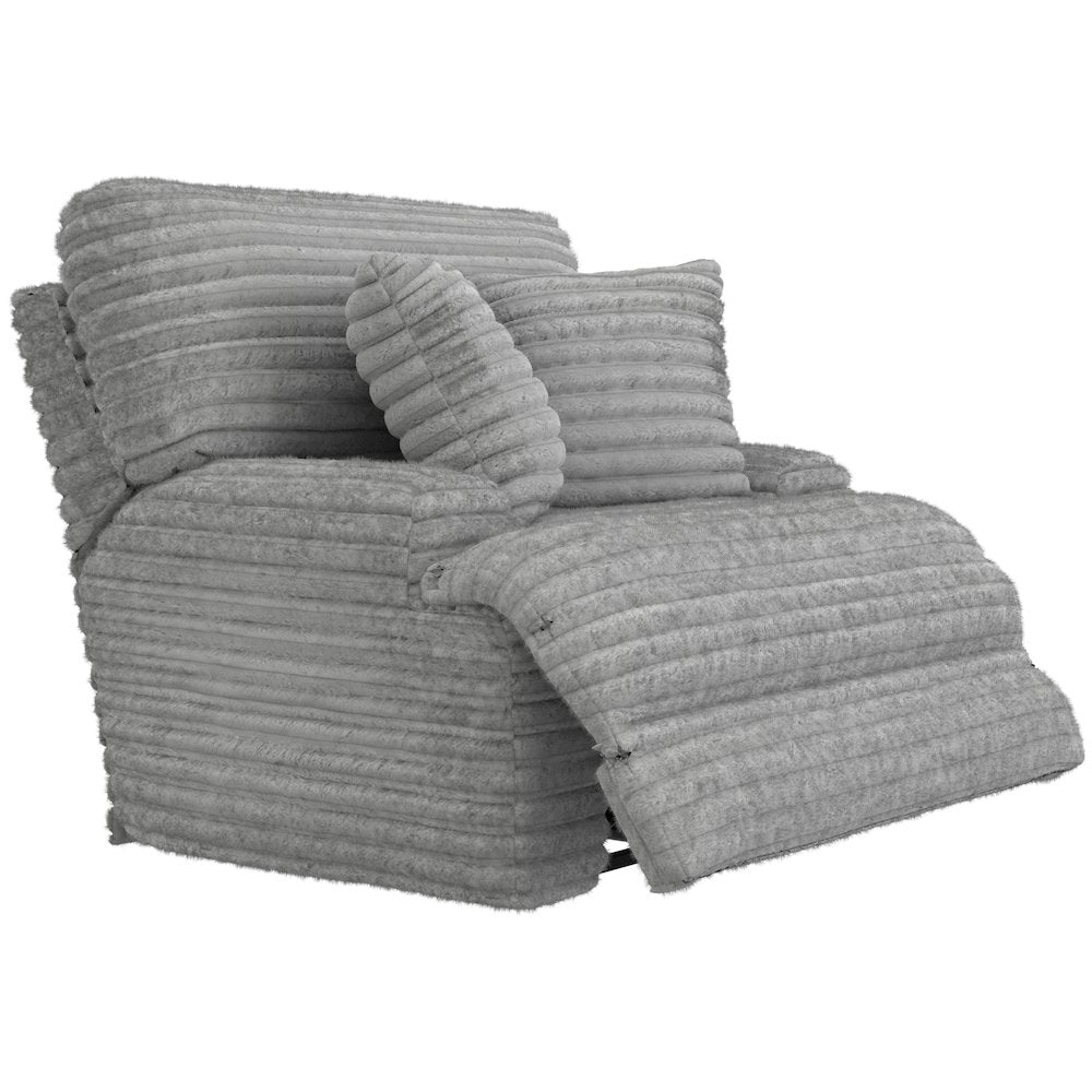 Oversized Deep Seat Power Recliner with Power Adjustable Headrest (Moonstruck)
