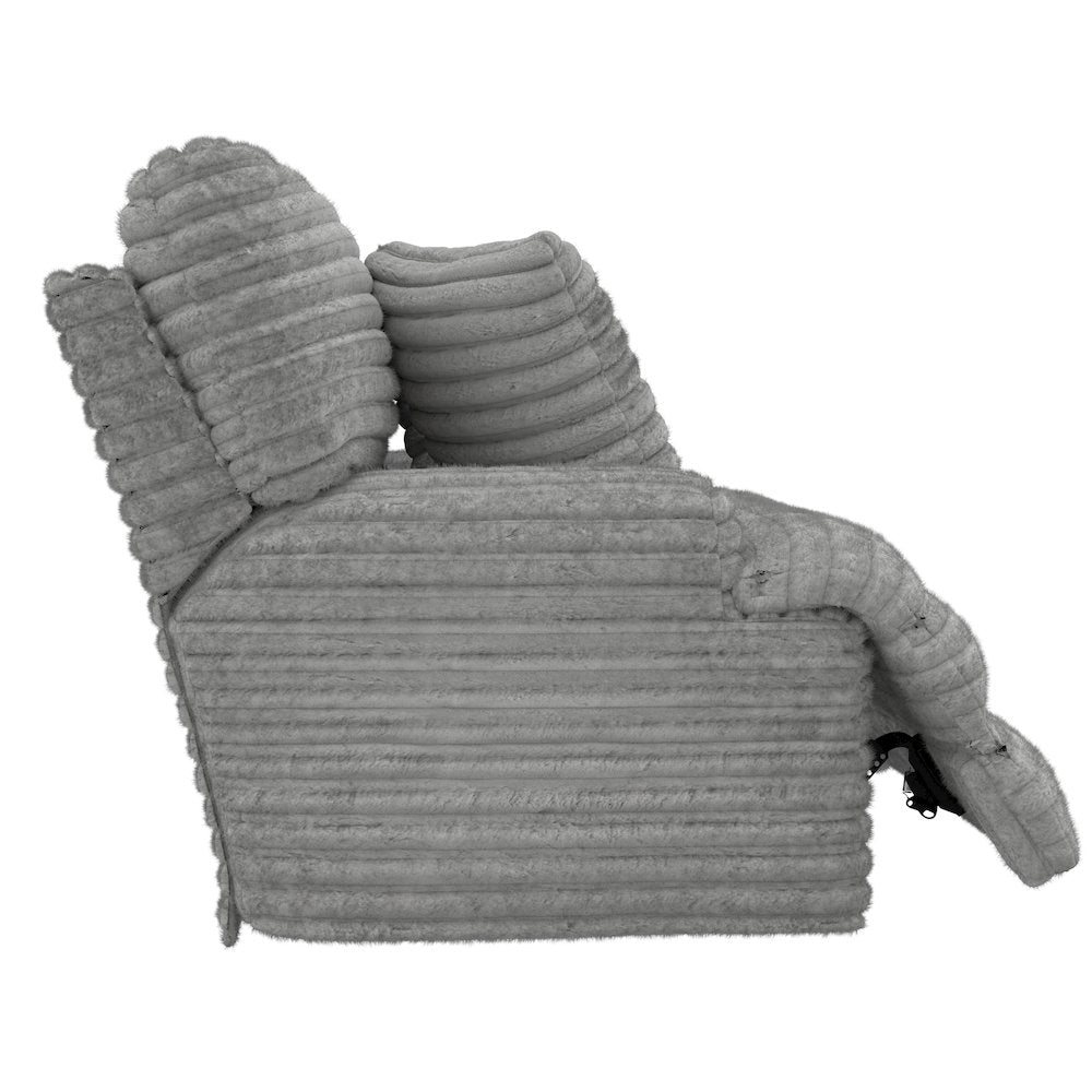 Oversized Deep Seat Power Recliner with Power Adjustable Headrest (Moonstruck)