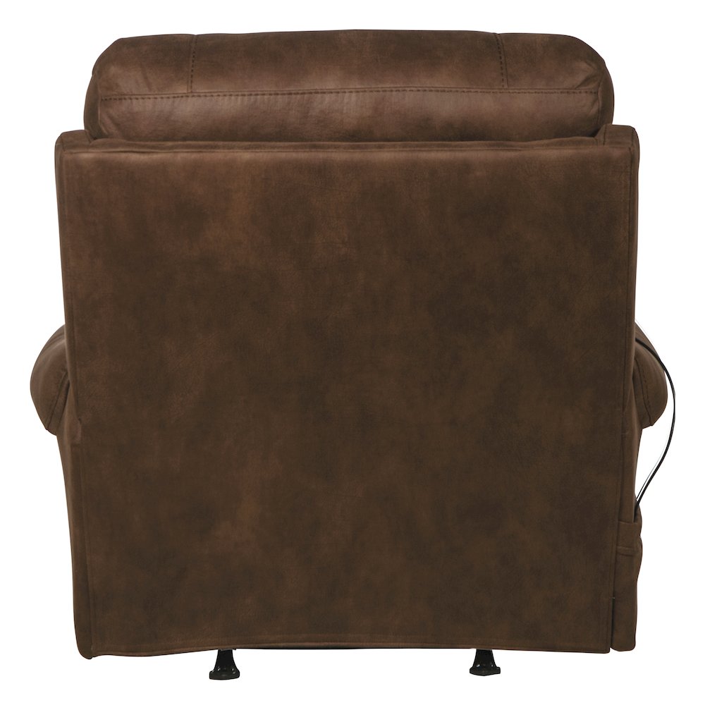 Recharger Power Rocker Recliner with Power Adjustable Headrest & Lumbar