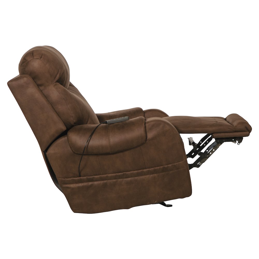 Recharger Power Rocker Recliner with Power Adjustable Headrest & Lumbar