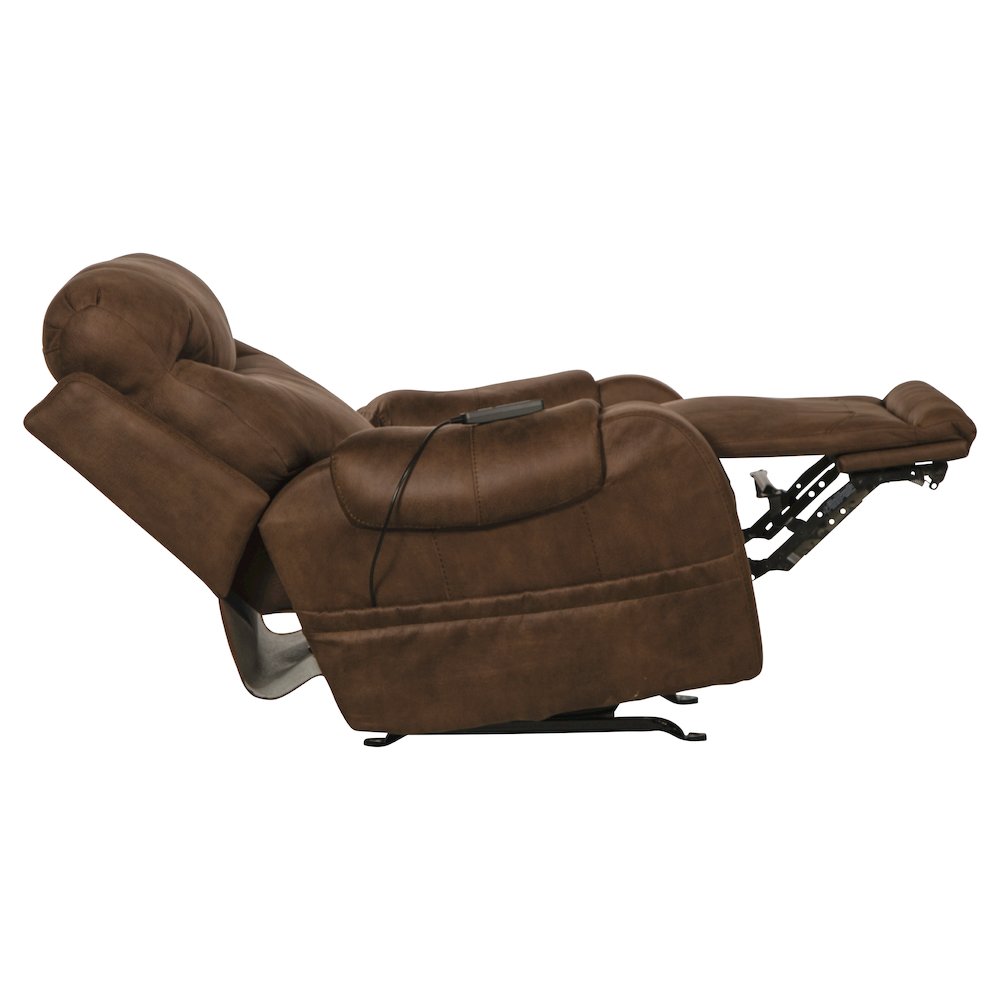 Recharger Power Rocker Recliner with Power Adjustable Headrest & Lumbar