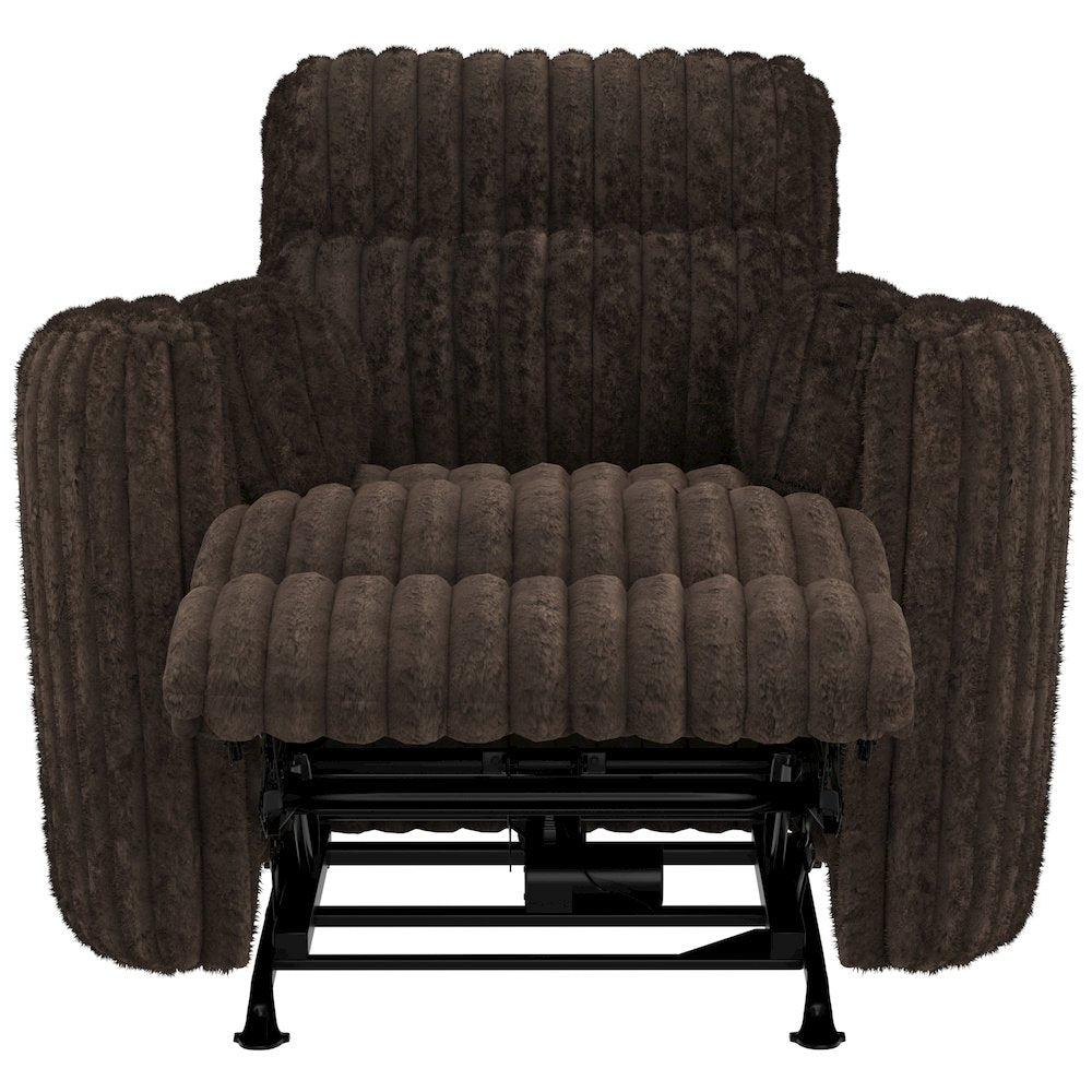 Daydream Power Rocker Recliner in Chocolate color