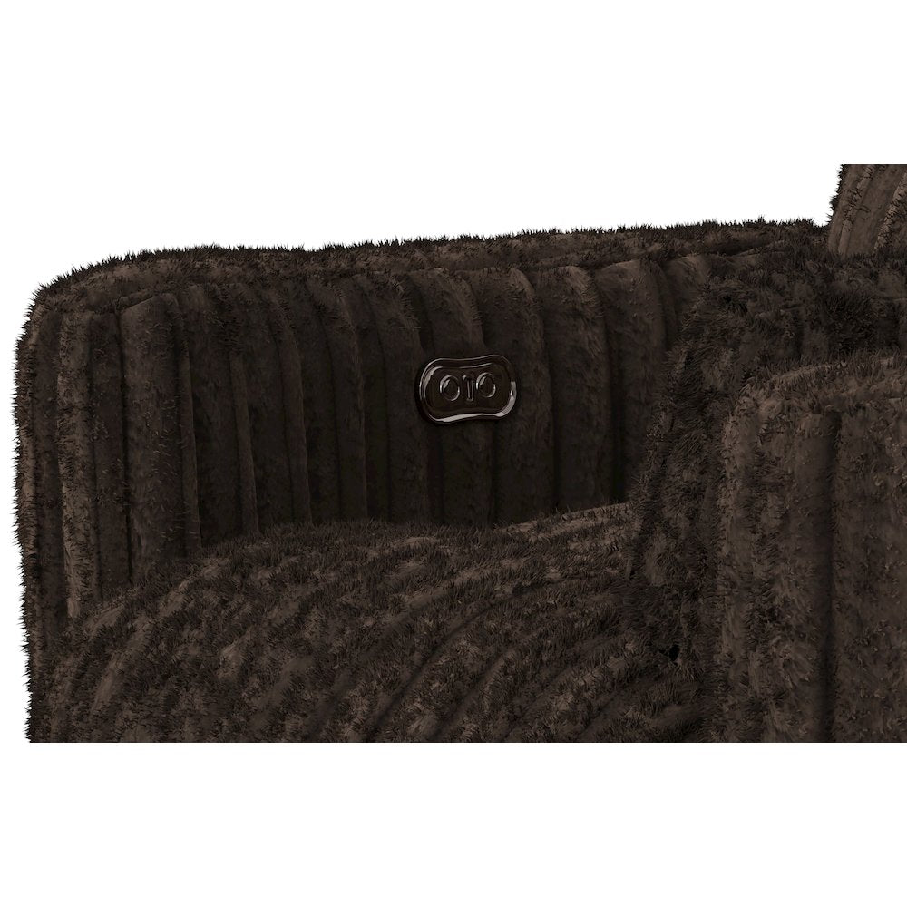 Daydream Power Rocker Recliner in Chocolate color