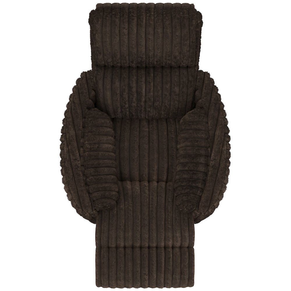 Daydream Power Rocker Recliner in Chocolate color