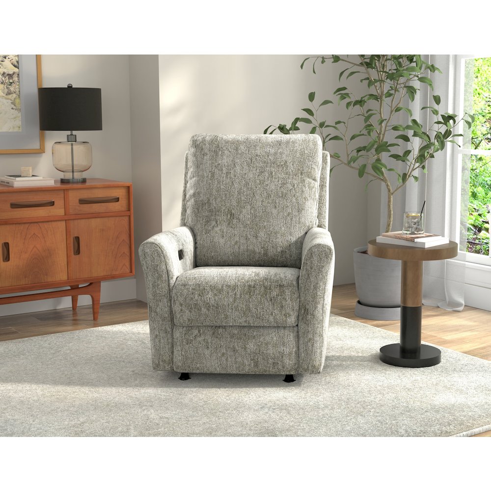 Belton Power Rocker Recliner in Stone color