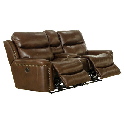 Ceretti Power Reclining Console Loveseat