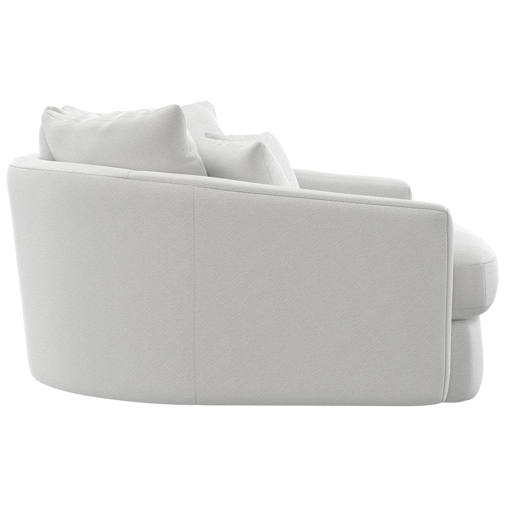 Matty Cuddle Chaise in White Color