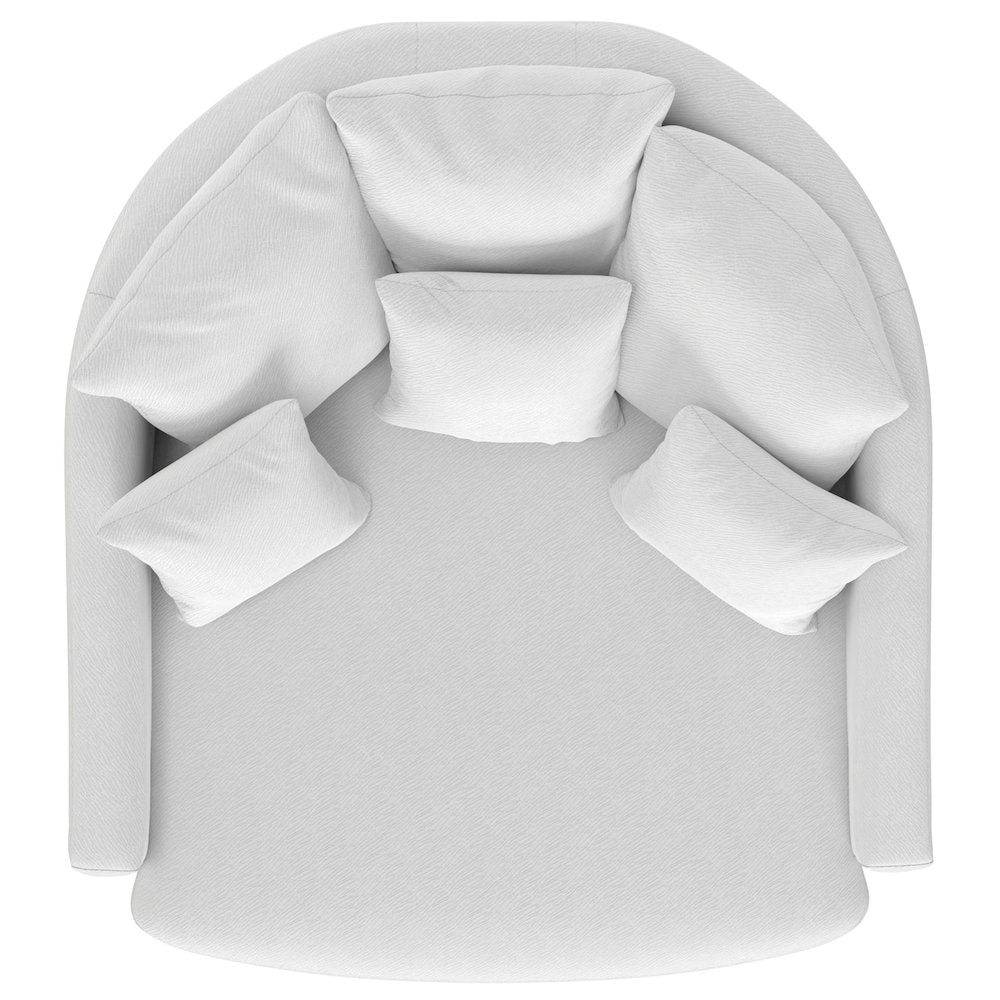 Matty Cuddle Chaise in White Color