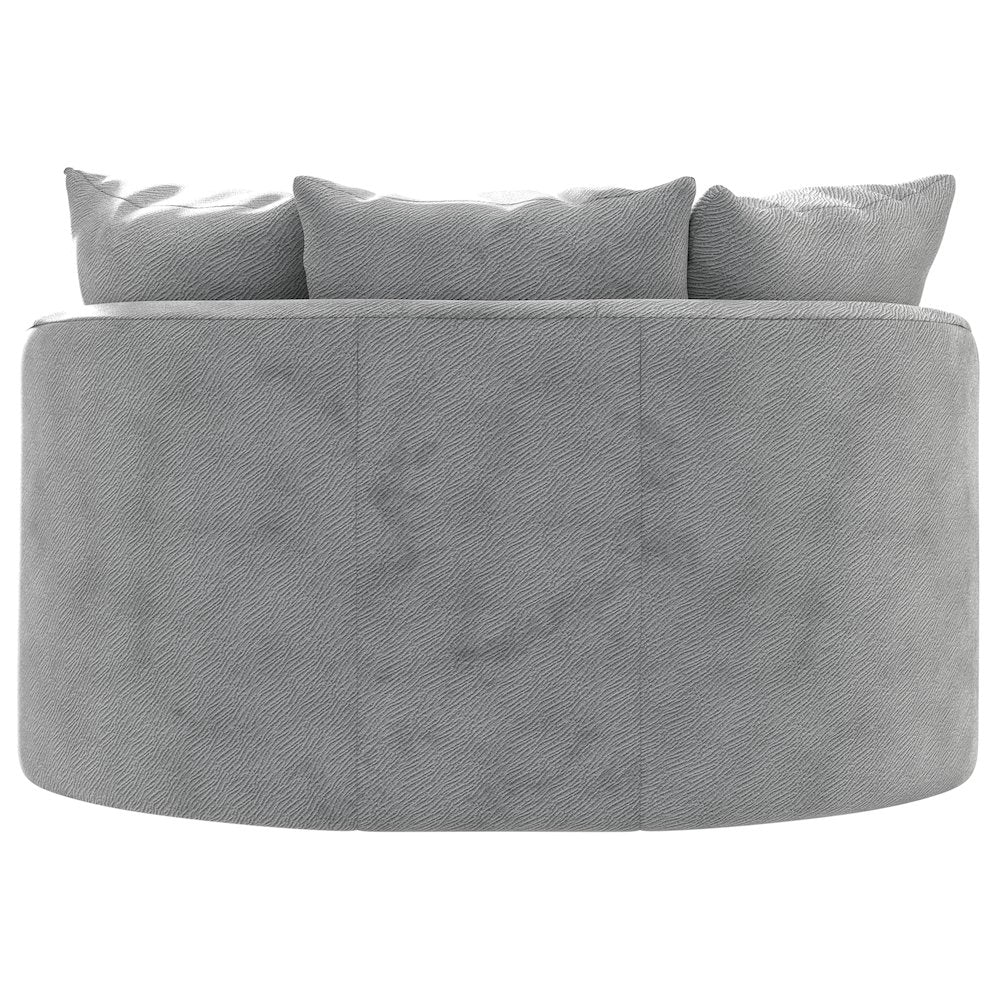 Matty Cuddle Chaise in Grey Color