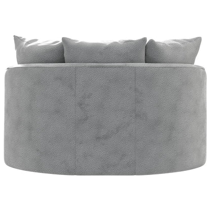 Matty Cuddle Chaise in Grey Color