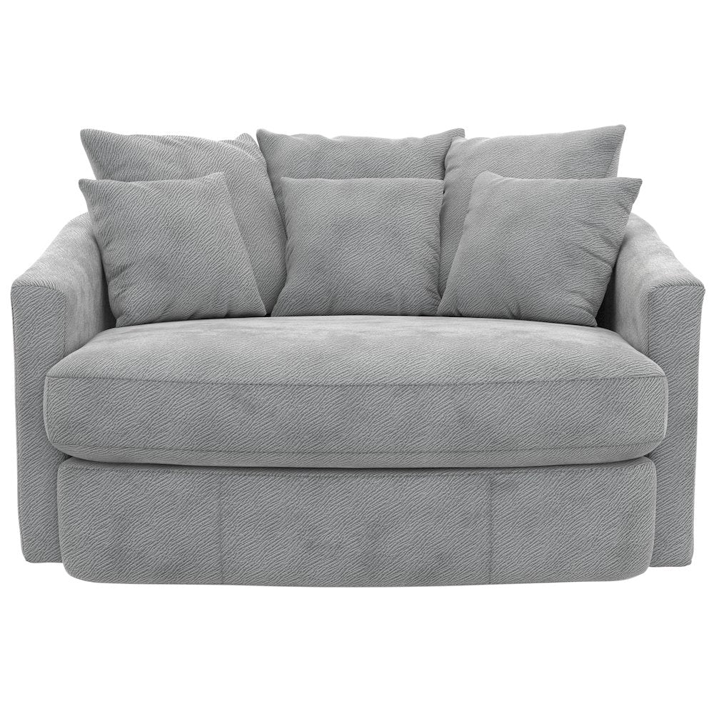 Matty Cuddle Chaise in Grey Color