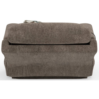 Gravity Power Recliner w Power Adjustable Headrest & Lumbar in Mushroom color