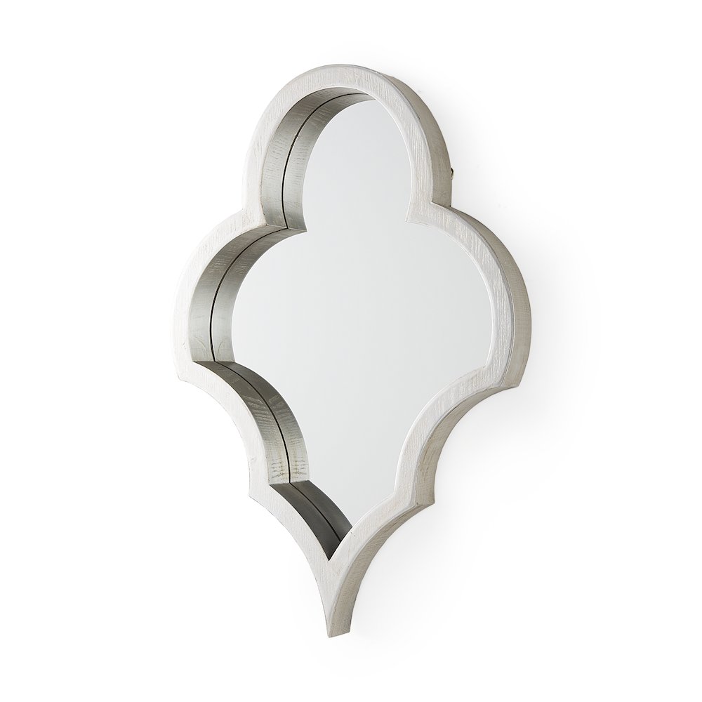 Geneva 23x34 Silver Wood Frame Mirror