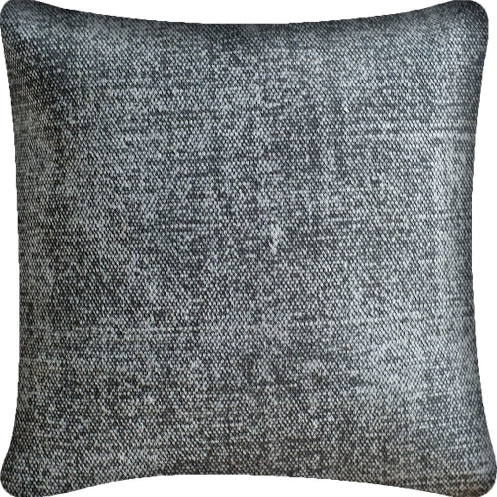 Laneus II 22 x 22 Dark Gray Speckled Decorative Pillow Cover