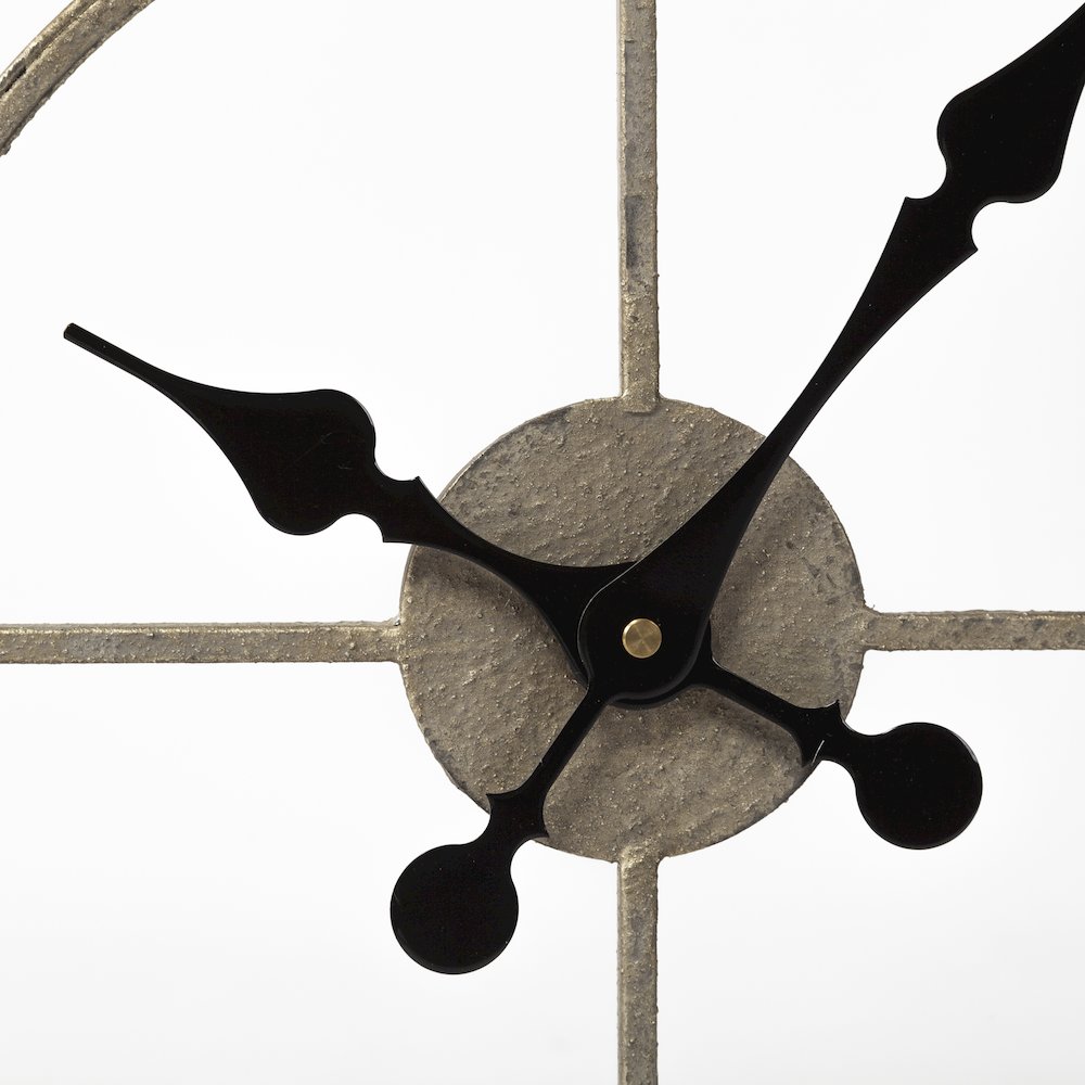 Mething Light Brown 19" Small Farmhouse Wall Clock