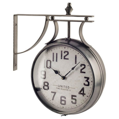 Lindsay 19" Round Large Industrial Wall Clock