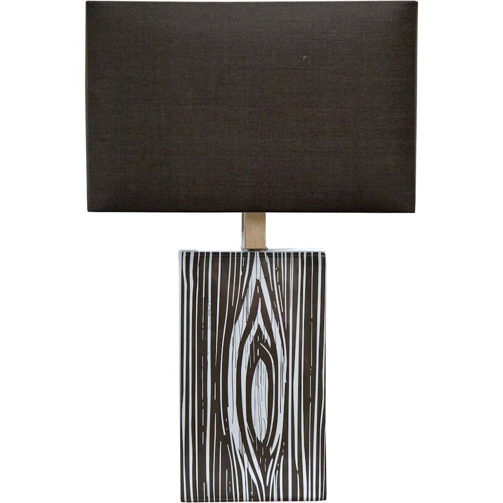 Maravilla III 11x17 Black/White Pattered Base Black Fabric Shade Wall Sconce