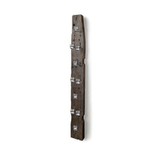Burlington 66"H Brown Reclaimed Wood 10 Metal Ring Wall Candle Holder