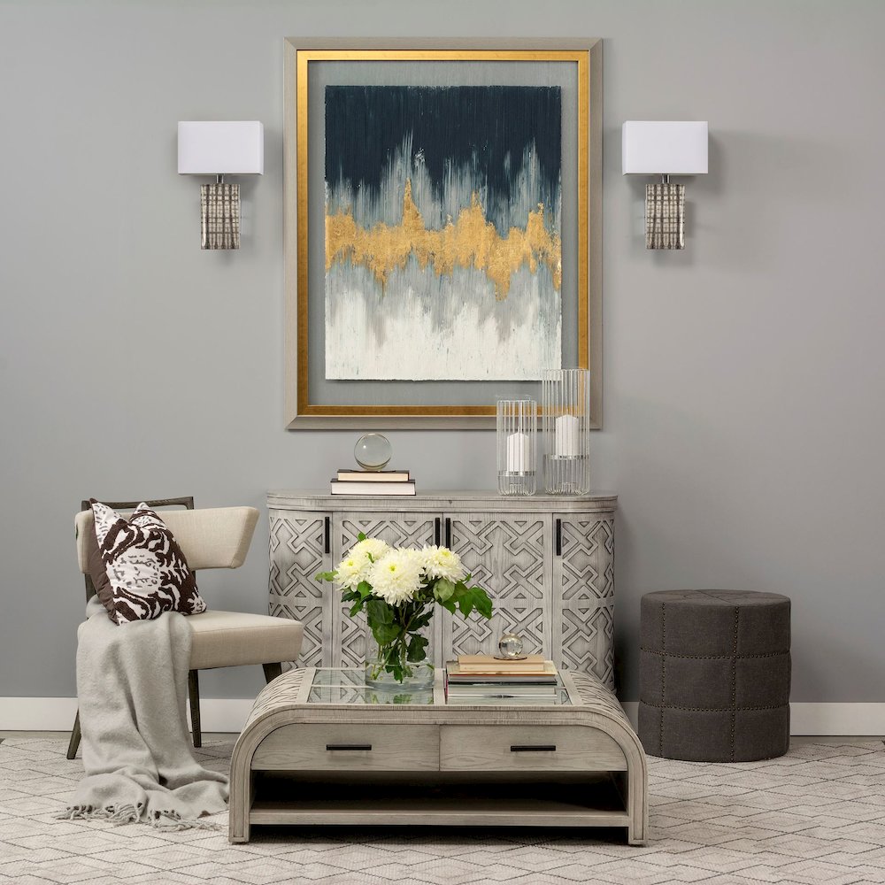Arcadia II 11x17 Silver Chrome Base White Rectangular Shade Wall Sconce