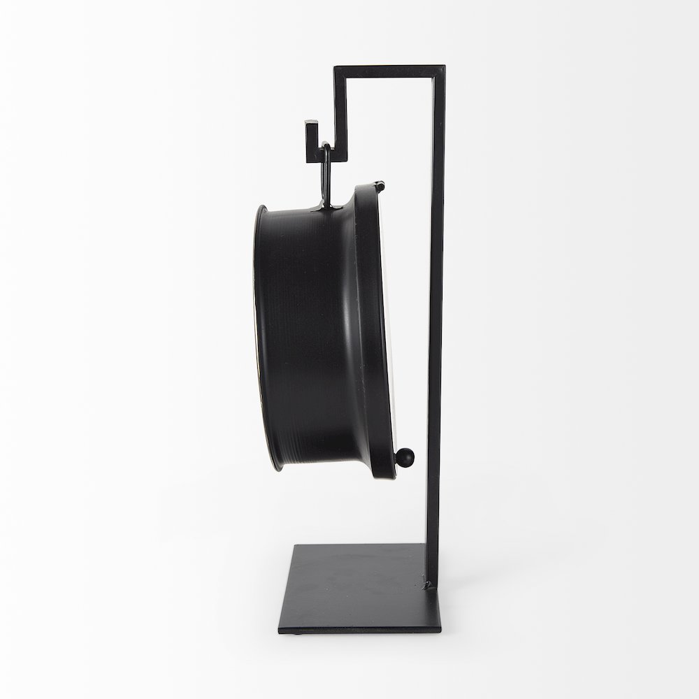 Taxz Metallic Brown Metal Hanging Table Clock