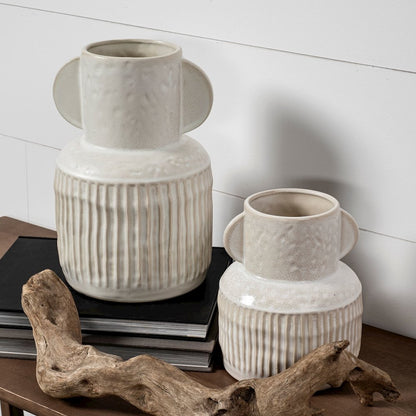 Judy Large Eggshell Ceramic Vase
