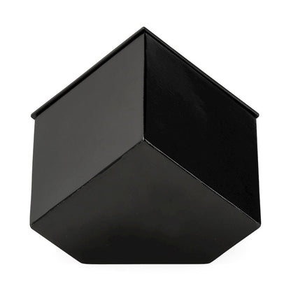 Ralph II Black Metal Cube Table Clock