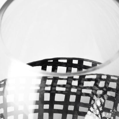 Reena I Small Black Woven Metal Base Table Candle Holder