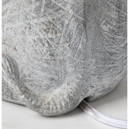 Tantor (15.9"H) Gray Resin Elephant Calf Table Lamp