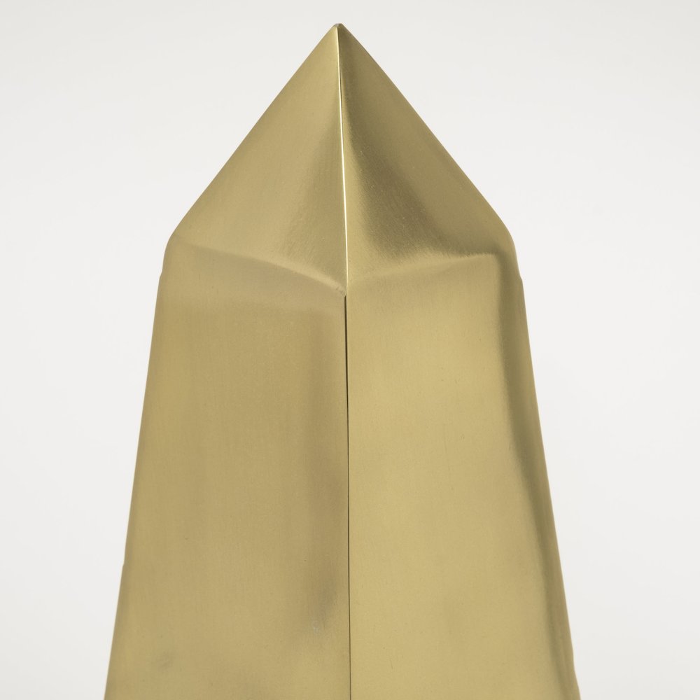 Giza (Set of 2) 4L x 4W Gold Elongated Pyramids