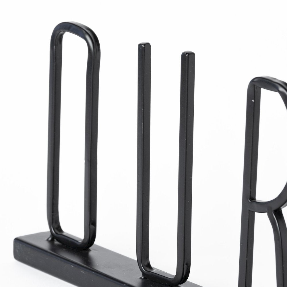 Our Nest 24L x 1W Black Metal Sign