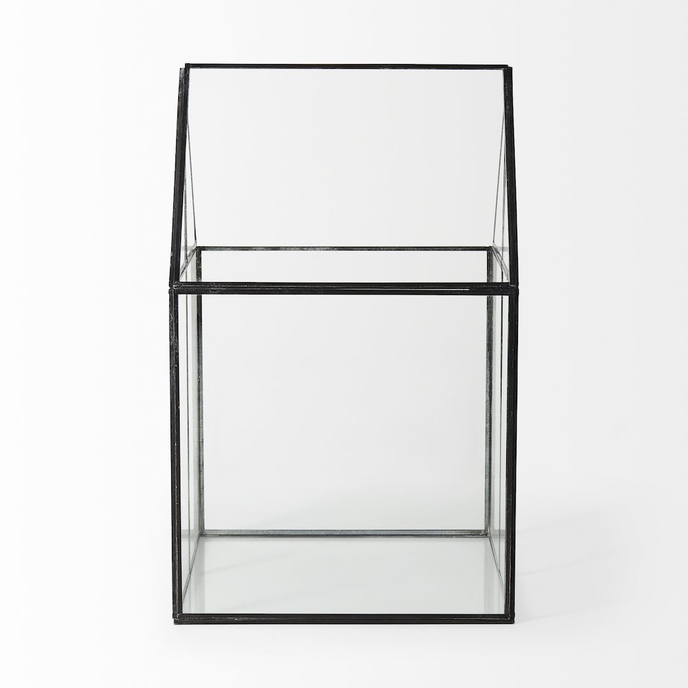 Sikes (Large) 10L x 10W x 16H Hut Terrarium W/Glass Base