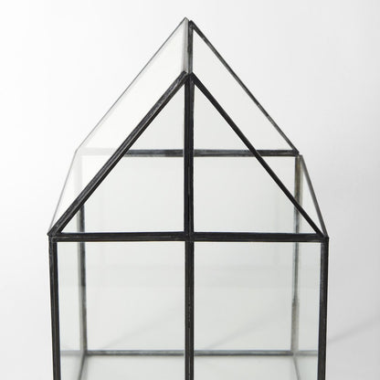 Sikes (Large) 10L x 10W x 16H Hut Terrarium W/Glass Base