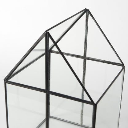 Sikes (Large) 10L x 10W x 16H Hut Terrarium W/Glass Base