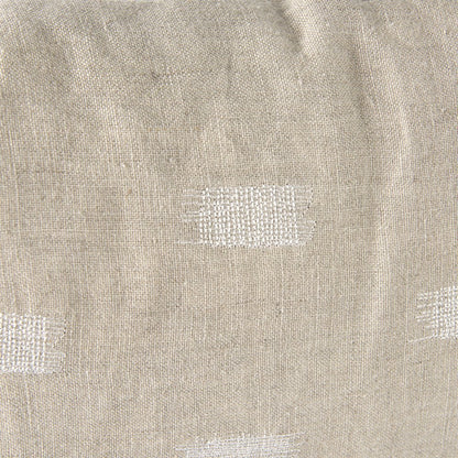 Lacey 13 x 21 Beige/White Decorative Pillow Cover
