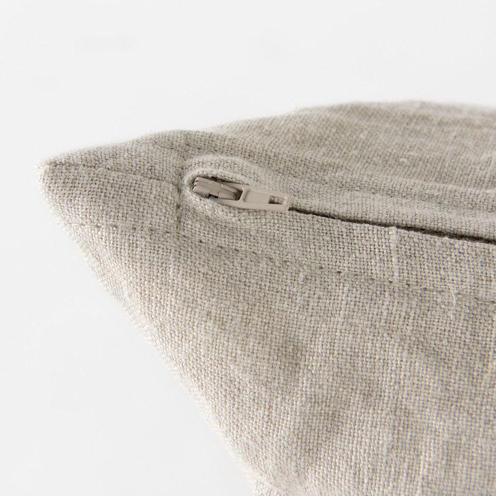 Lacey 13 x 21 Beige/White Decorative Pillow Cover