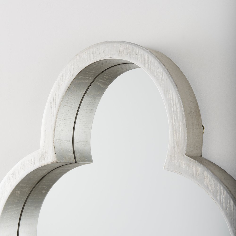 Geneva 23x34 Silver Wood Frame Mirror
