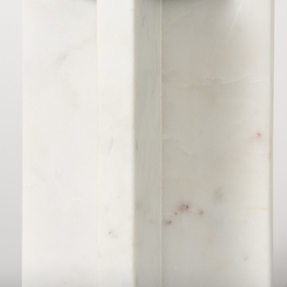 Sophia 5.5"L x 3.5"W x 8.0"H. Marble Candle Holder Medium