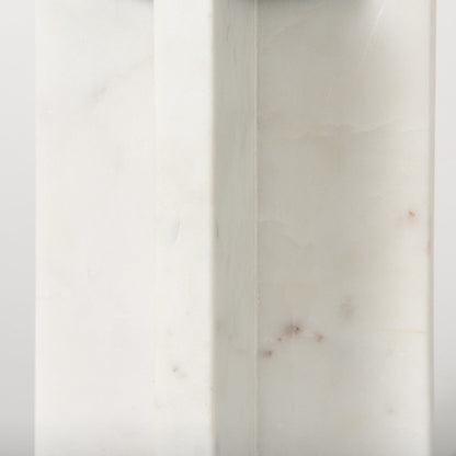 Sophia 5.5"L x 3.5"W x 8.0"H. Marble Candle Holder Medium