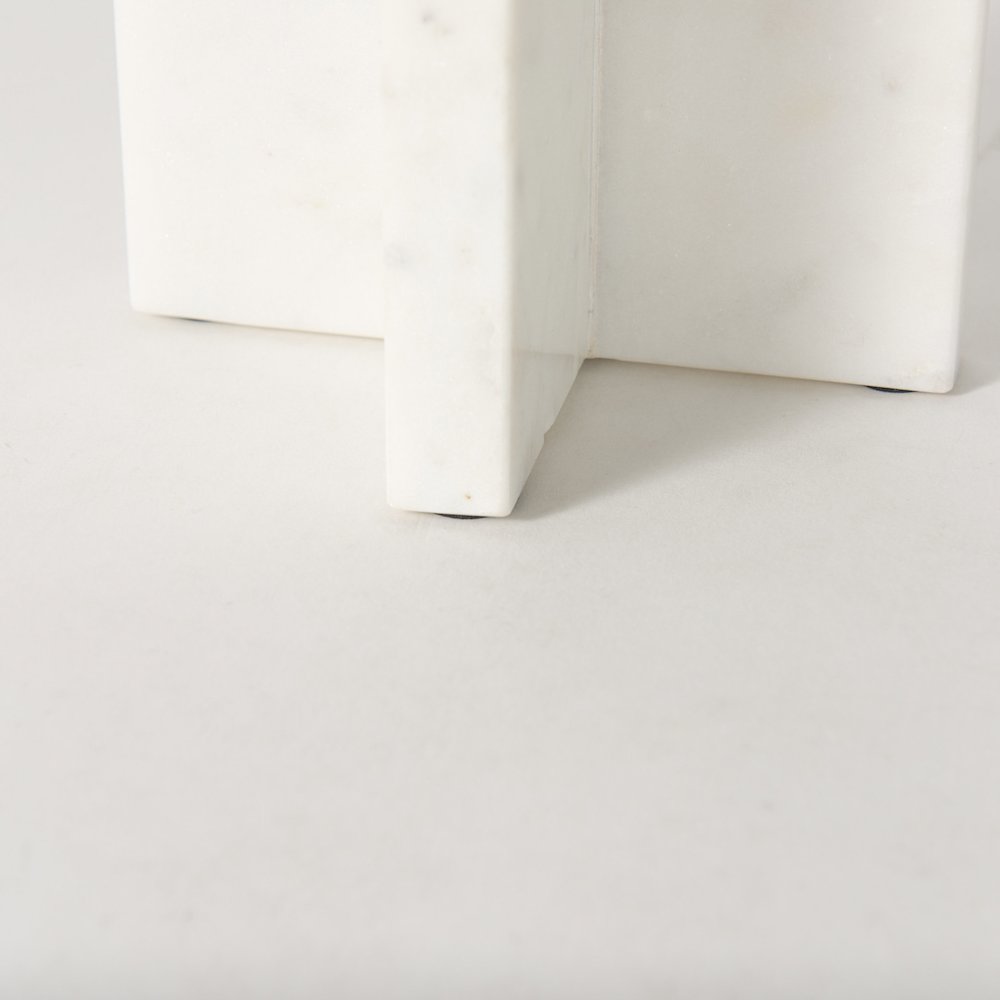 Sophia 5.5"L x 3.5"W x 8.0"H. Marble Candle Holder Medium