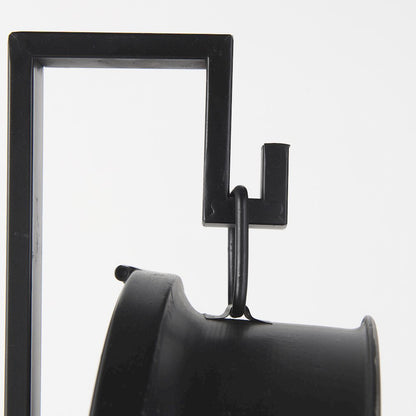Taxz Metallic Brown Metal Hanging Table Clock