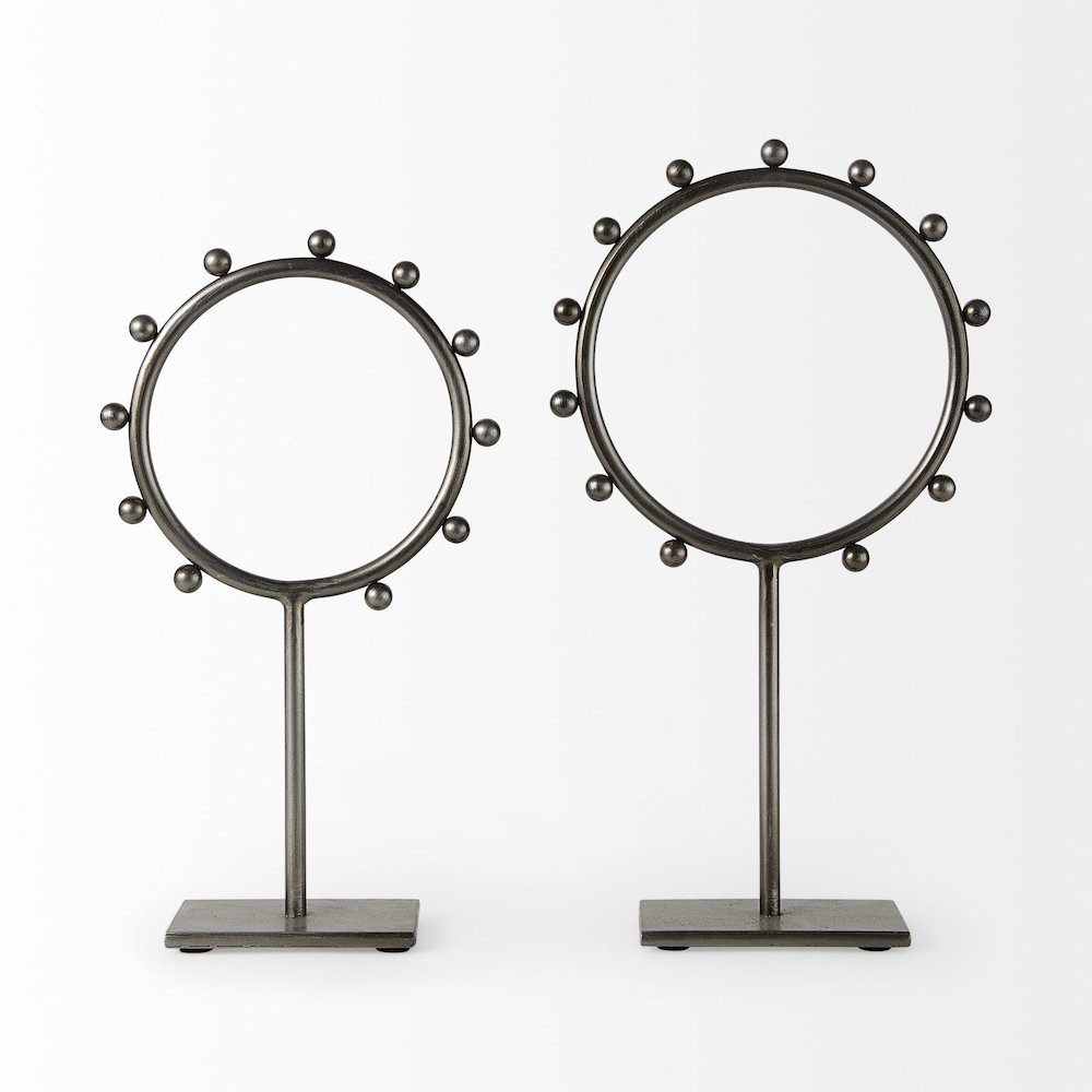 Elio 7.5L x 3.0W x 13.2H Small Studded hoop object