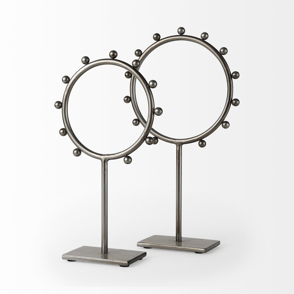 Elio 7.5L x 3.0W x 13.2H Small Studded hoop object