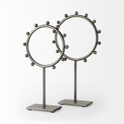 Elio 7.5L x 3.0W x 13.2H Small Studded hoop object