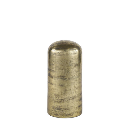 Quonset Tall Brass Finished Aluminum Metal Ornament