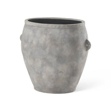 Zuma 27.2L x 18.1W x 24.4H Light Gray Ceramic Floor Vase