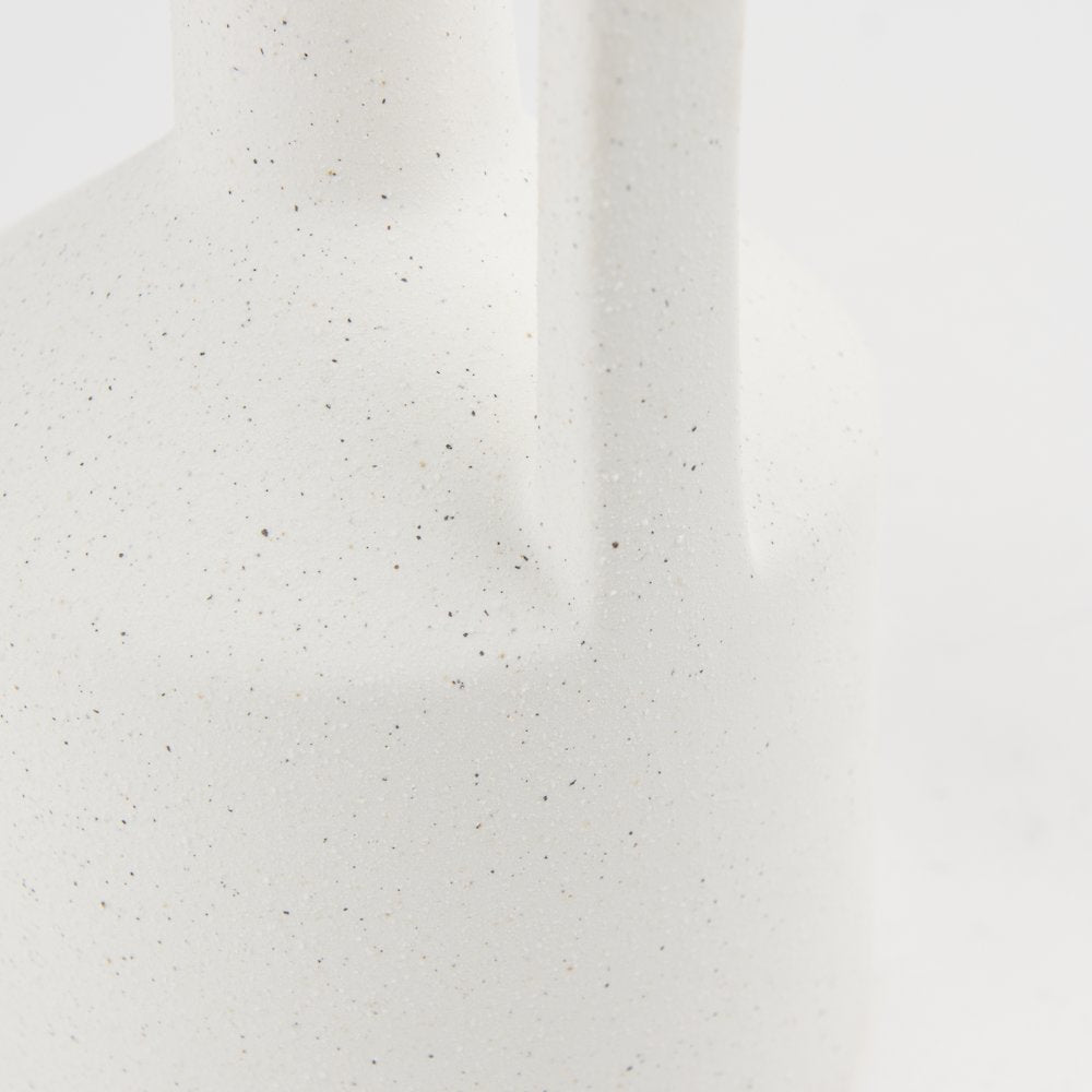 Burton 14.2H Medium White Ceramic Jug Vase