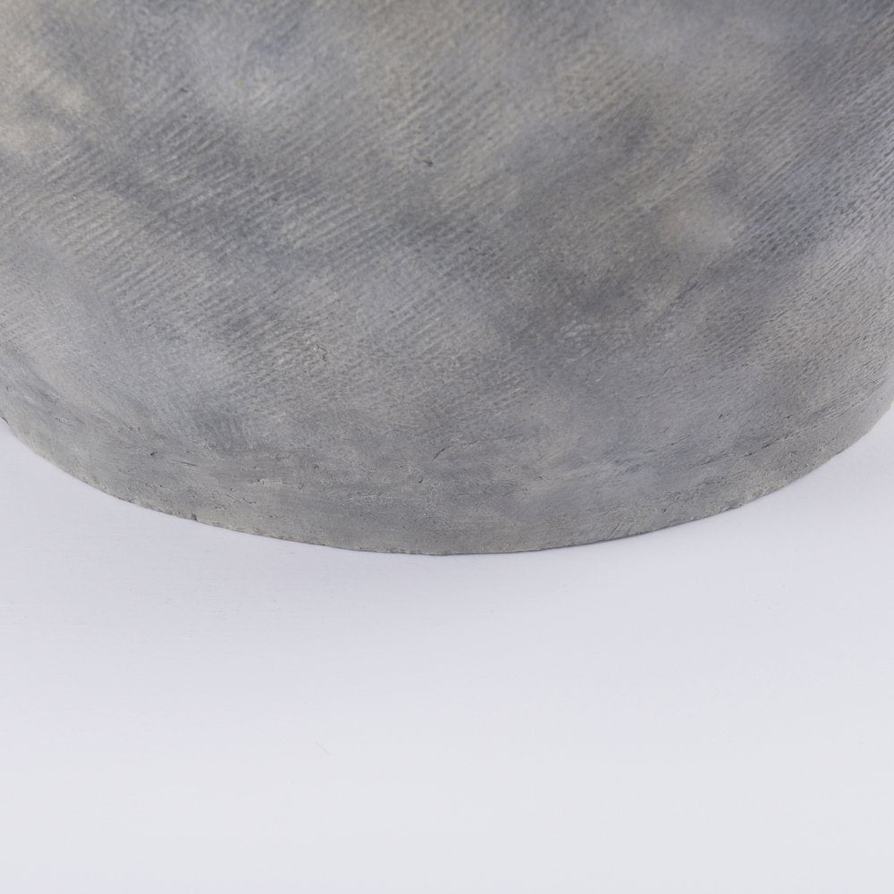 Zuma 27.2L x 18.1W x 24.4H Light Gray Ceramic Floor Vase