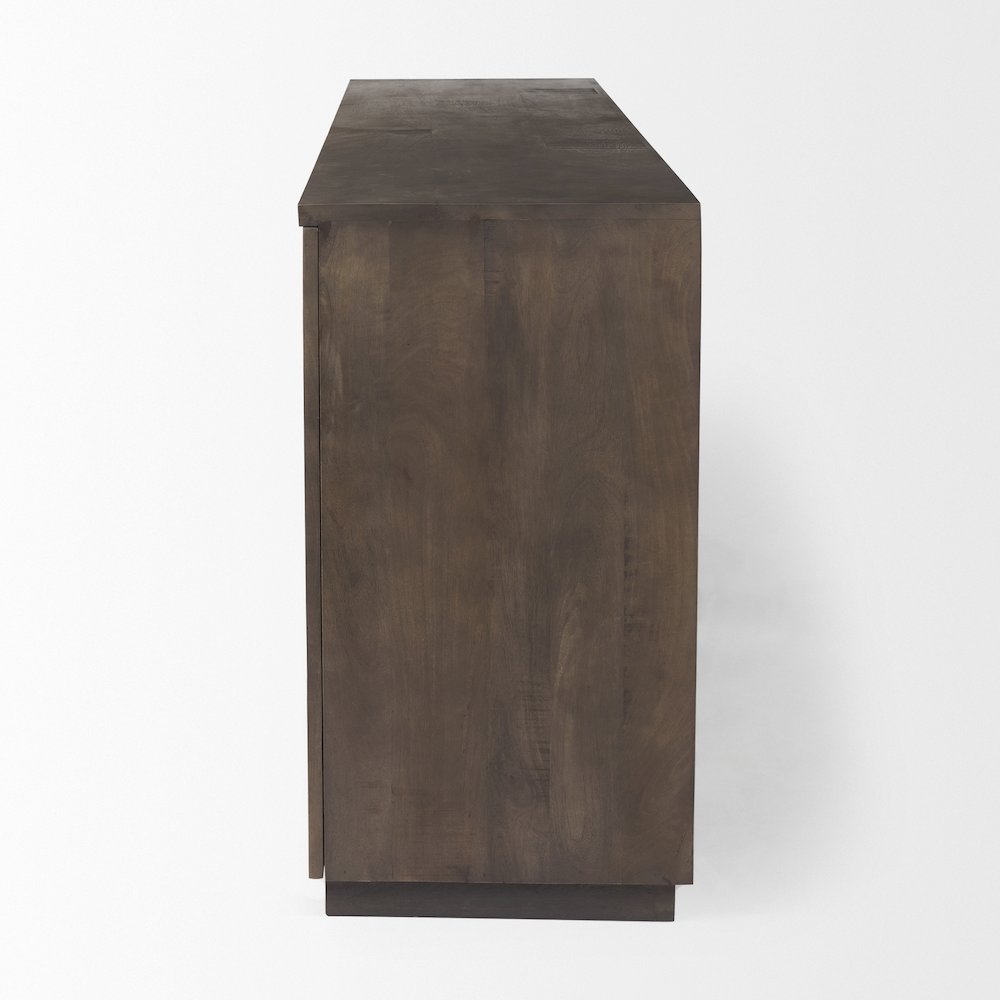 West 82.0L x 18.0W x 34.0H Wooden Angular Sideboard