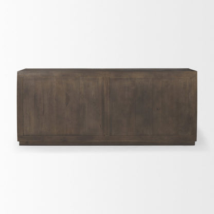 West 82.0L x 18.0W x 34.0H Wooden Angular Sideboard