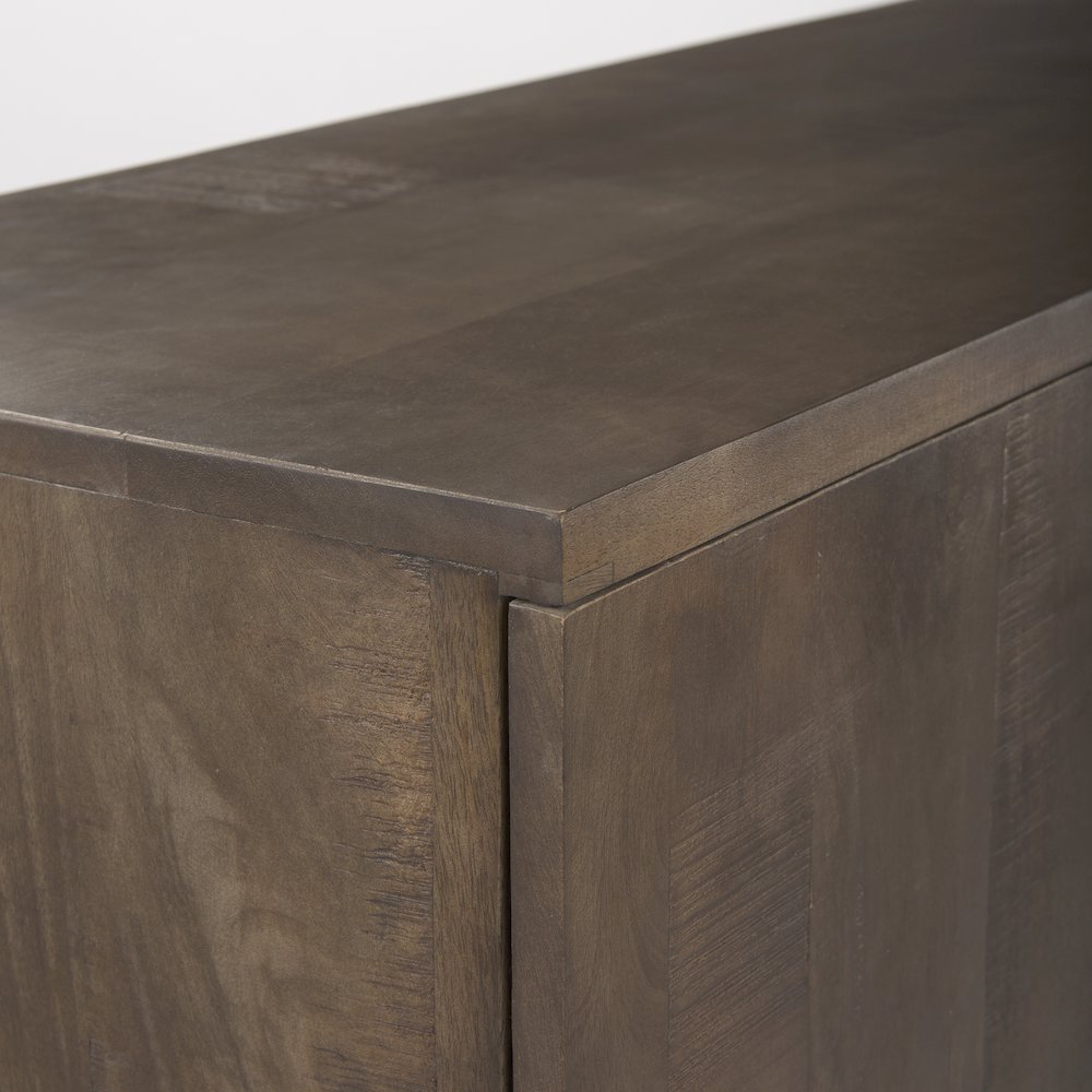 West 82.0L x 18.0W x 34.0H Wooden Angular Sideboard